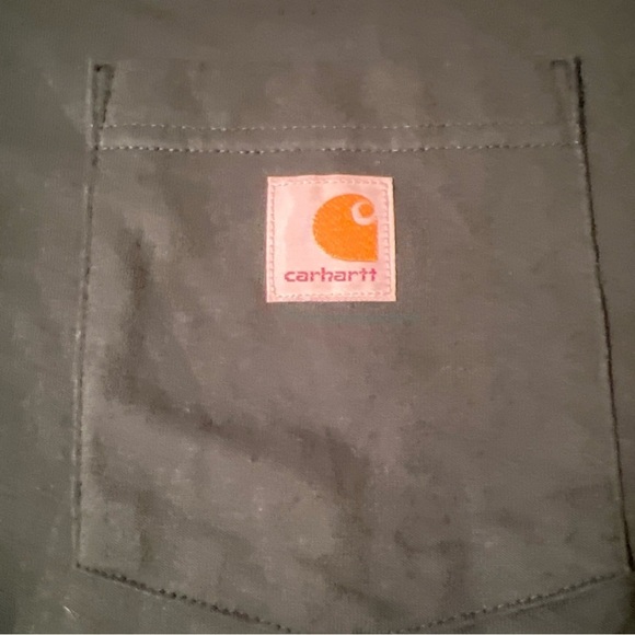 NWOT Carhartt Loose Fit Shirt Mens 2XL Green Long‎ Sleeve Workwear (A4) - Picture 3 of 5